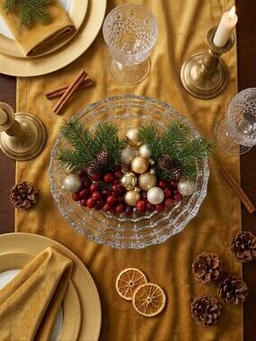 Eternal Living Crystal Salad Fruit Serving Bowl  D 8.5"× H 6"
